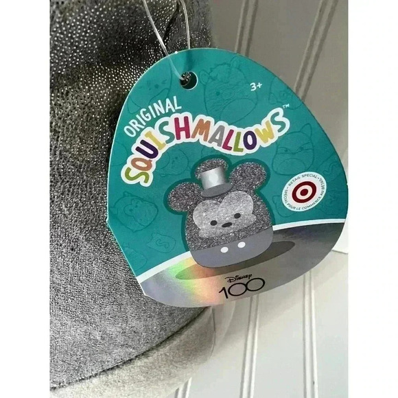 Mickey Mouse Steamboat Willy Disney 100 Year Exclusive Squishmallow 14in NEW - Picture 2 of 3